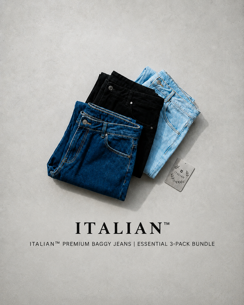 Pack of 2 - ITALIAN Pants™ Premium Baggy Jeans